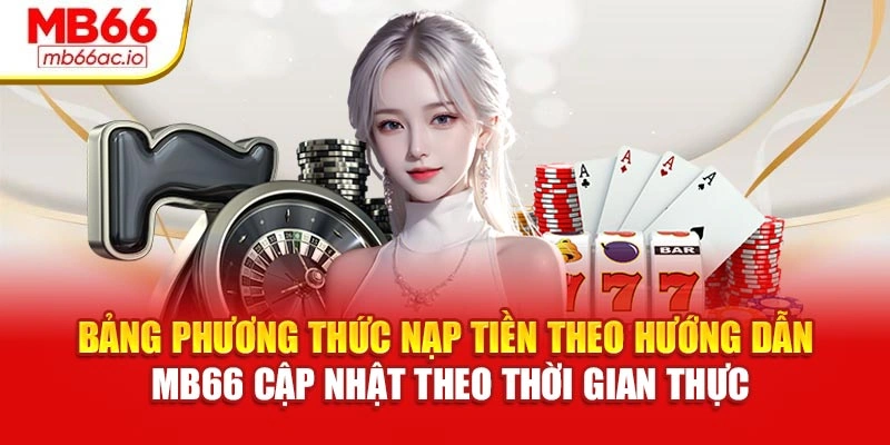 Bảng phương thức nạp tiền theo hướng dẫn MB66 cập nhật theo thời gian thực