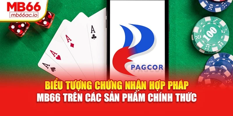 Biểu tượng chứng nhận hợp pháp MB66 trên các sản phẩm chính thức