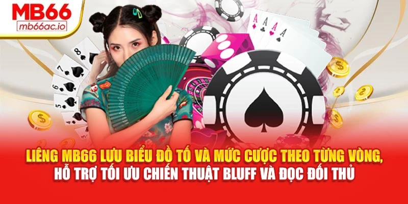 Liêng MB66 Tố Từng Ván, Tối Ưu Tỷ Lệ Thắng Vượt Trội Liêng MB66 lưu biểu đồ tố và mức cược theo từng vòng, hỗ trợ tối ưu chiến thuật bluff và đọc đối thủ