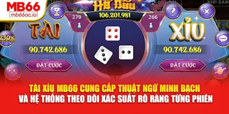 Tài Xỉu MB66 Đặt Cược Siêu Nhanh, Ăn Thưởng Từng Nhịp Tài xỉu MB66 cung cấp thuật ngữ minh bạch và hệ thống theo dõi xác suất rõ ràng từng phiên
